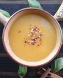 One pot thick sweet potato soup