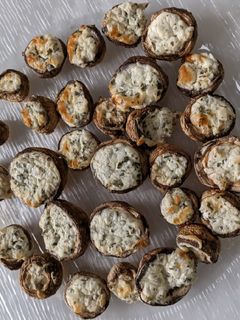 Une photo de Champignons farcis fromage de chèvre frais