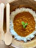 Dahl de lentilles corail au lait de coco