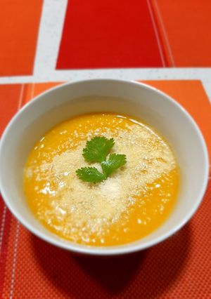 Una foto de Crema de Zapallo/ Auyama