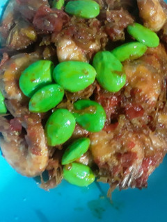 Foto resep Udang balado pete