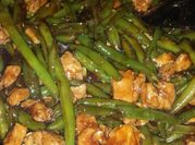 A picture of stir fried green beans