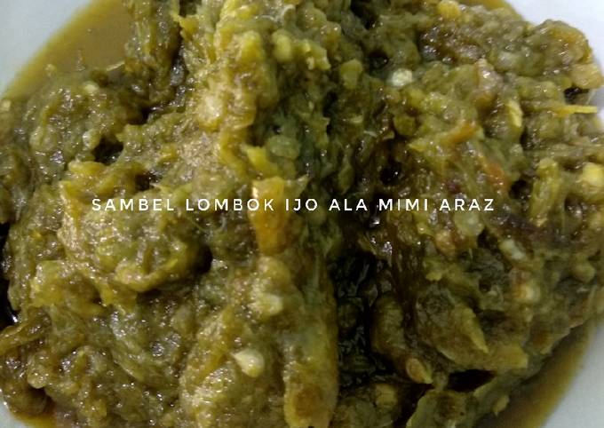 Sambel Lombok Ijo (Sambel Padang)