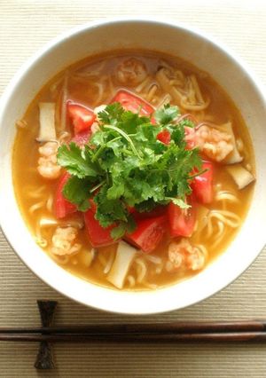 A picture of Instant & Simple Tom Yum Goong Ramen.