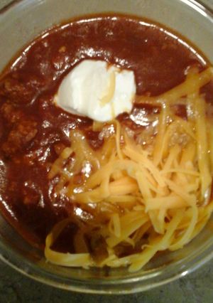 A picture of Easy Crock Pot Chili.