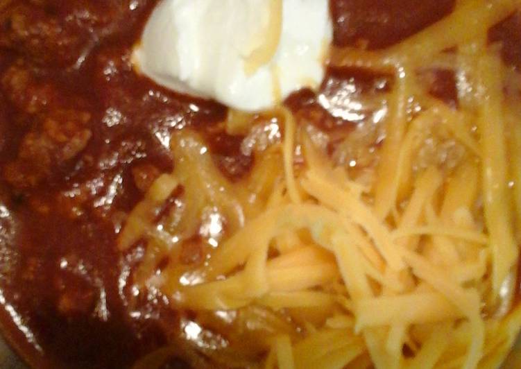 Recipe of Any-night-of-the-week Easy Crock Pot Chili