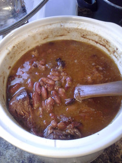 A picture of Red beans with ham.