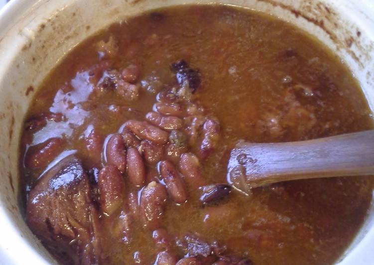 Step-by-Step Guide to Prepare Super Quick Homemade Red beans with ham