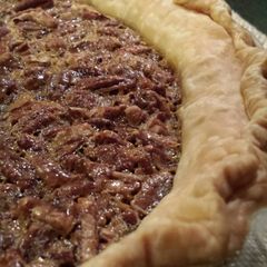 A picture of Charlie's Wicked Pecan Pie.