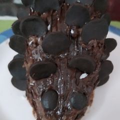 Dark chocolate Hedgehog cake A picture of Dark chocolate Hedgehog cake.