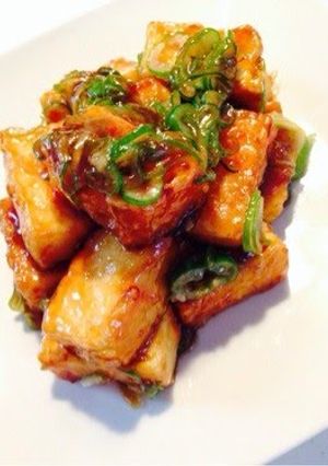 A picture of Simple Sweet & Spicy Atsuage Stir-Fry.