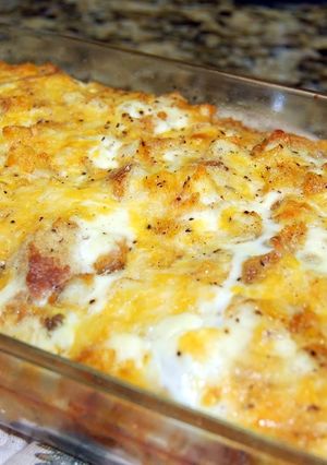 A picture of Zac's World Famous Christmas Frittata.
