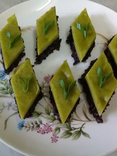 Foto resep Kue talam ketan hitam srikaya pandan
