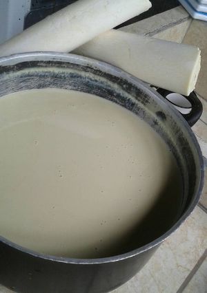 Una foto de Ponche de palmito casero