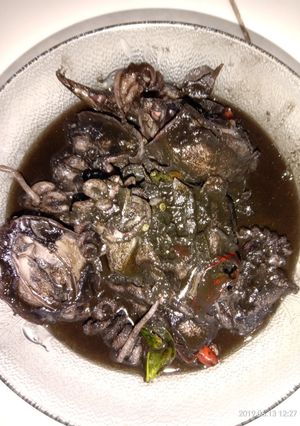Foto resep Cumi tinta hitam pedas