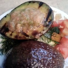 Big Daddys grilled Avocado A picture of Big Daddys grilled Avocado.