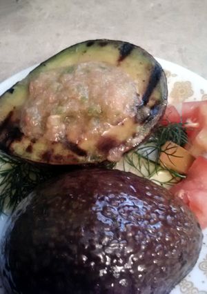 A picture of Big Daddys grilled Avocado.