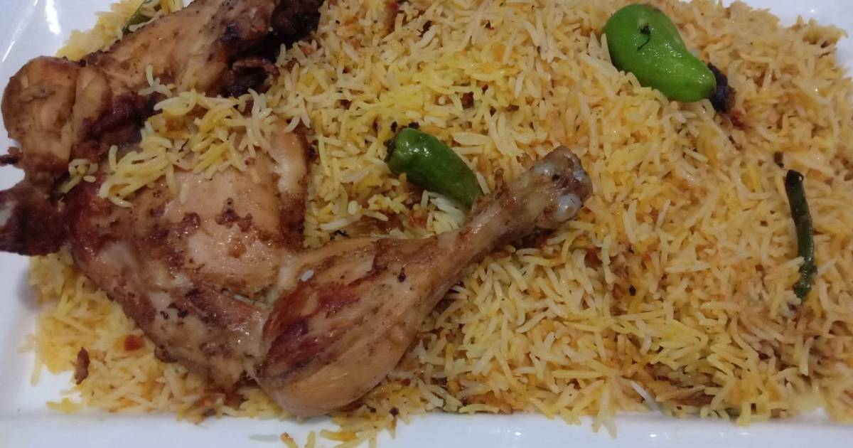 Masala rice with steam chicken roast #EidkPakwan Recipe by Syeda ...