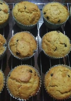 Foto resep 3. Vanilla Muffin with chocochips & cheese