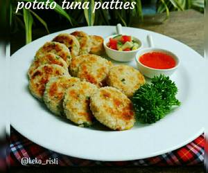 Cara Cepat Potato tuna patties perkedel kentang tuna Enak dan Sehat