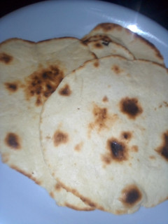 A picture of Shawarma bread recipe.