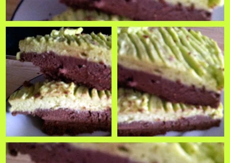 Recipe of Super Quick Homemade AMIEs Chocolate Pistachio cheesecake