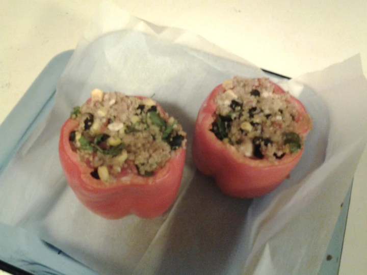 Easy Steps to Make SouthWestern style quinoa stuffed peppers the Can Spoil the Tongue So Delicious