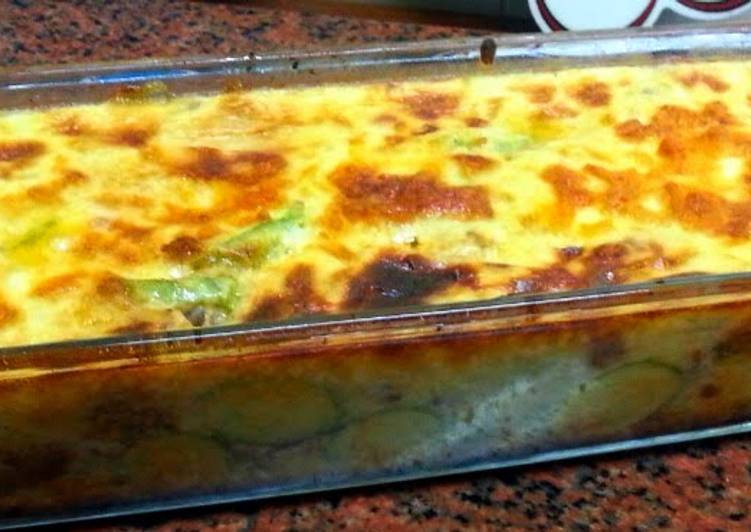 Simple Way to Prepare Perfect zucchini with Béchamel sauce