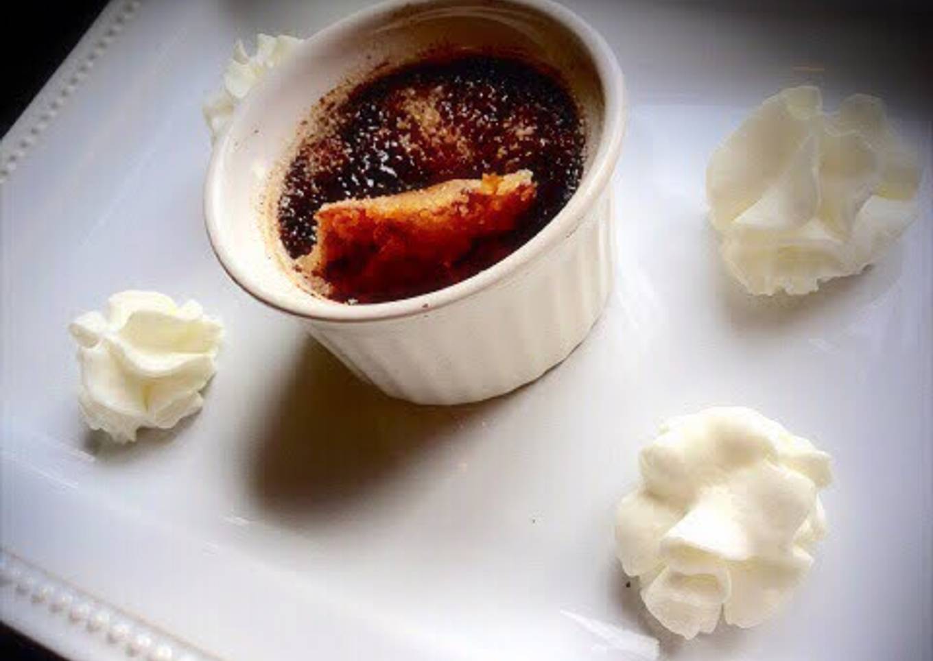 Left Over Pumpkin Pie Brulee