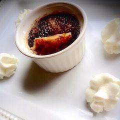 A picture of Left Over Pumpkin Pie Brulee.