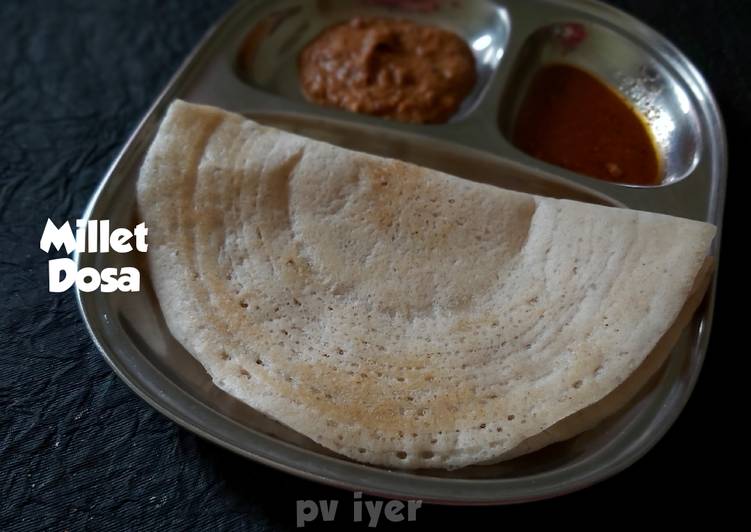 7 Delicious Homemade Millet Dosa with Onion Chutney