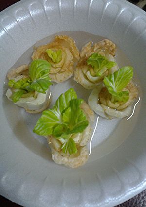 A picture of Bok choy.