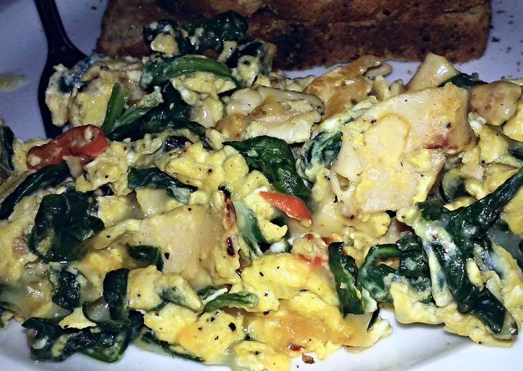 Easiest Way to Make Super Quick Homemade Healthy Egg Scramble