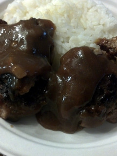 A picture of Hamburger Steak.