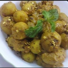 A picture of Baby Potatoes in zero oil.