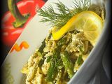 Makaron z pesto i szparagami