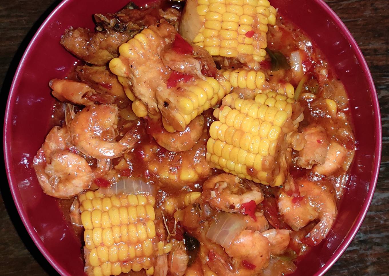 Udang asam manis
