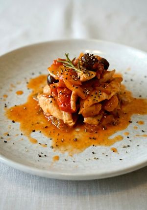 Foto di Straccetti di pollo con peperoni