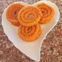 A picture of Moong dal Butter chakri.