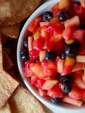 Fruit Salsa w/Cinnamon Sugar Tortilla Chips