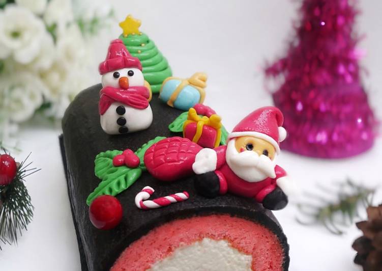 Christmas Choco Roll Cake