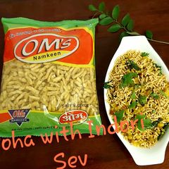 Poha with Indori Sev A picture of Poha with Indori Sev.