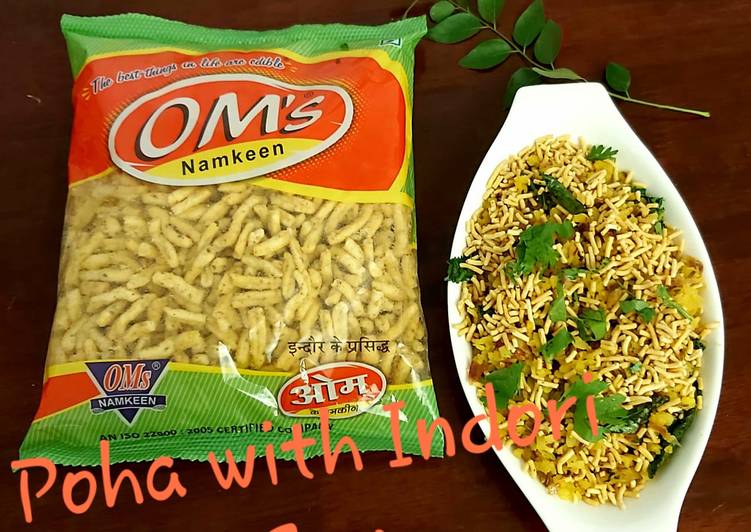 Poha with Indori Sev