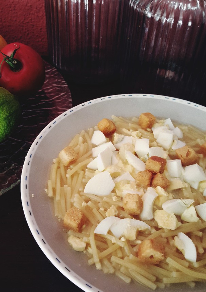 Una foto de Sopa de Picadillo