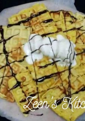 A picture of Custard Waffles.
