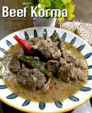 Kurma Daging Indian Style / White Beef Korma