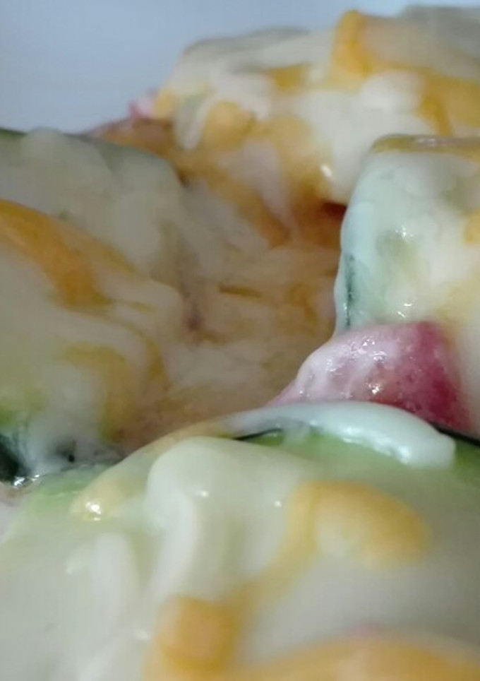 Una foto de Rico calabacín al microondas