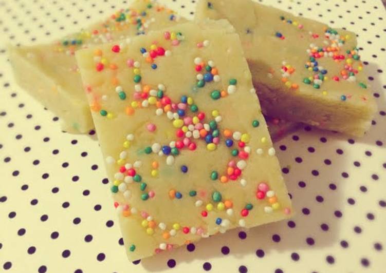 Simple Way to Prepare Ultimate White Chocolate Cookie Dough Fudge