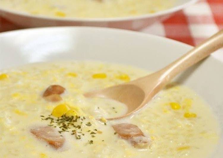 Easiest Way to Make Any-night-of-the-week Nutritious Milk Rice Porridge in 10 Minutes