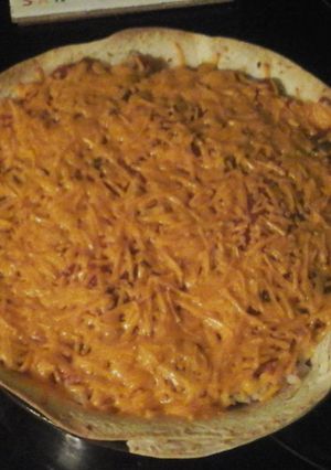 A picture of Mexican Tortilla Casserole.